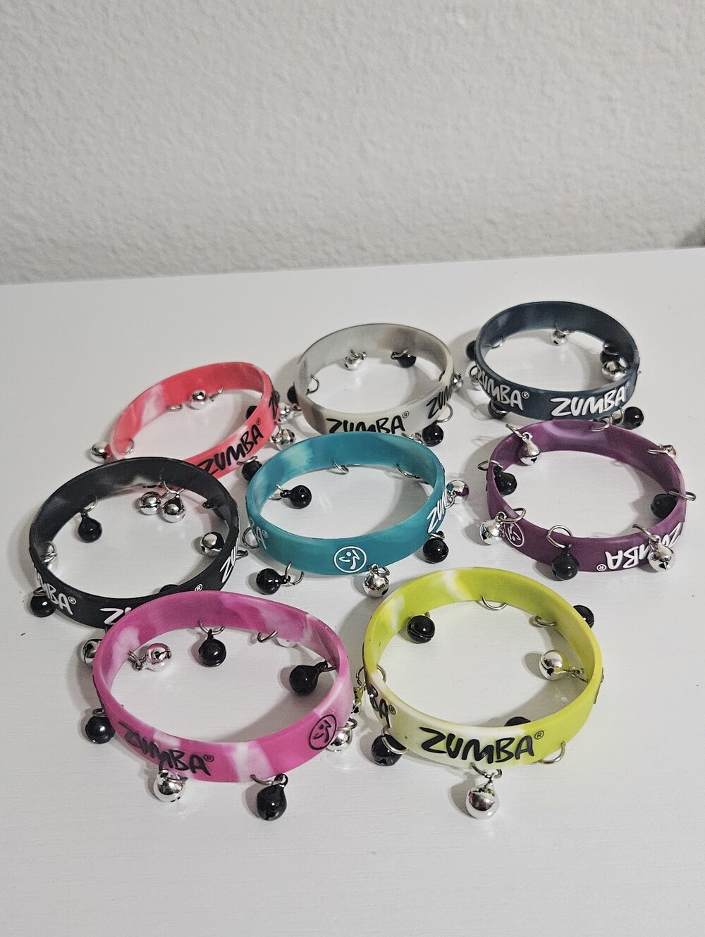 Zumba Fitness  Women Yellow Jingle Bracelet - Fun Musical Accessory